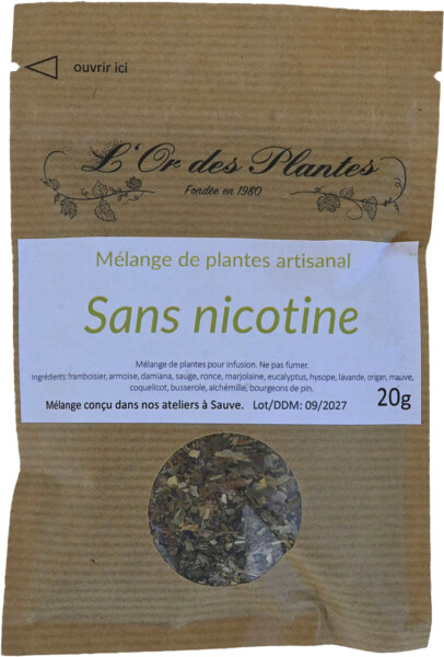 Mélange SANS NICOTINE 20g