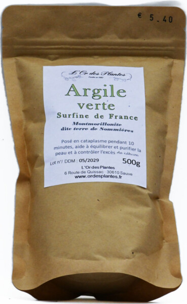 ARGILE VERTE surfine 500g