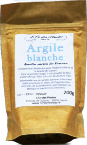 ARGILE BLANCHE 200g
