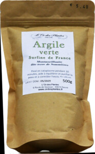 ARGILE VERTE surfine 1Kg