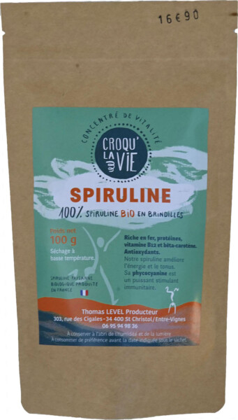 SPIRULINE bio en brindillles* 100g