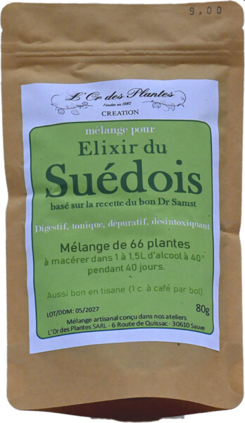 Mélange ELIXIR DU SUEDOIS 80g