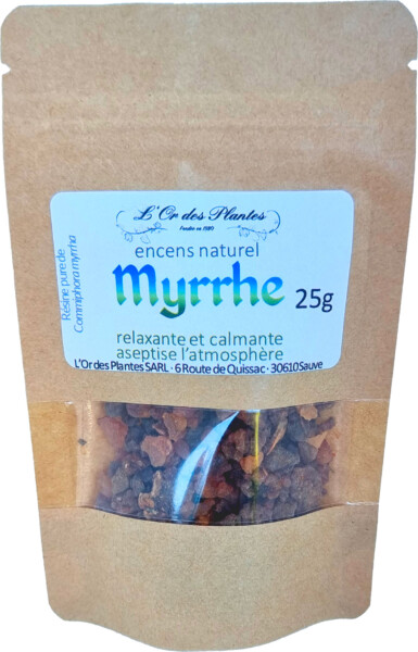 Encens MYRRHE rouge 25g