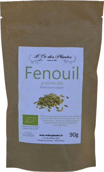 FENOUIL grains bio 90g*