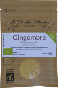 GINGEMBRE moulu BIO 45g*