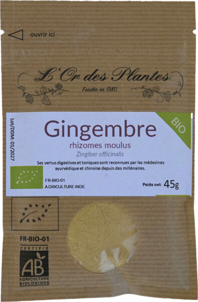 GINGEMBRE moulu BIO 45g*