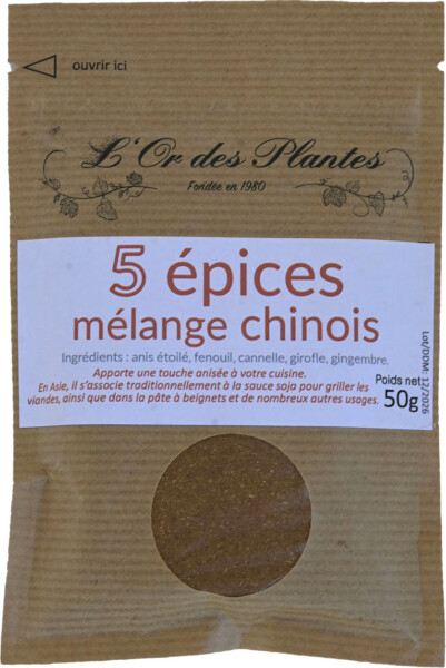 Mélange 5 EPICES CHINOIS 50g