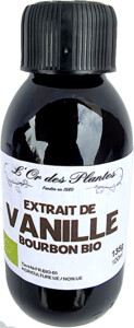Extrait naturel de VANILLE bio 135g*