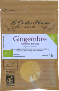 GINGEMBRE BIO Coupe tisane 30g*