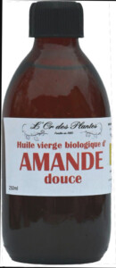 Huile d'AMANDE DOUCE BIO 250ml*