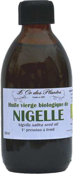 Huile de NIGELLE (cumin noir) 250ml*