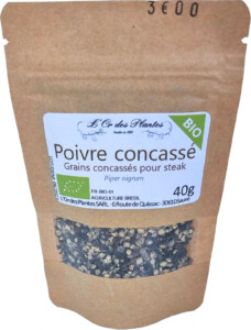 POIVRE NOIR grains concassés 50g