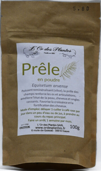 PRELE bio moulue sachet 100g