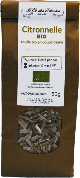 CITRONNELLE BIO sachet 50g*