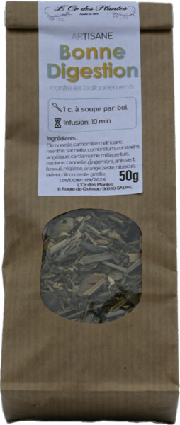 Tisane BONNE DIGESTION sachet 50g