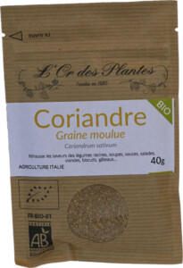 CORIANDRE moulue bio 40g*