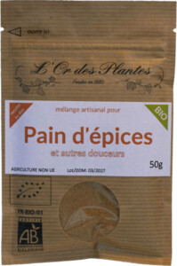 Mélange PAIN d'EPICES bio* 50g