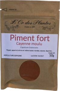 PIMENT FORT moulu 50g