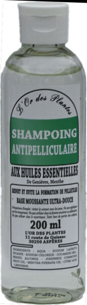 Shampooing ANTIPELLICULAIRE 200ml