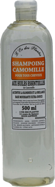 Shampooing éclaircissant CAMOMILLE 500ml