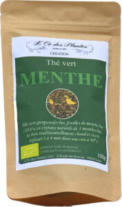 Thé vert 3 MENTHES bio (100g)*