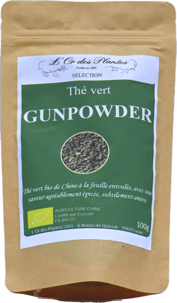 Thé vert GUNPOWDER (100g)*