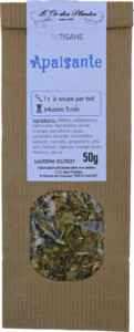 Tisane APAISANTE sachet 50g
