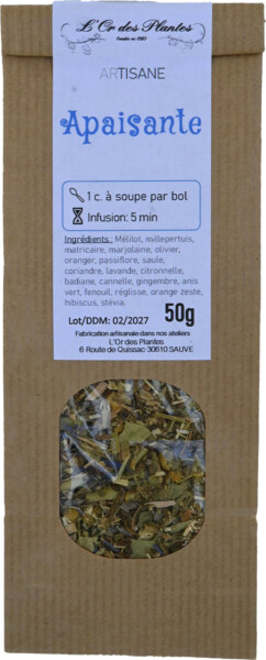 Tisane APAISANTE sachet 50g